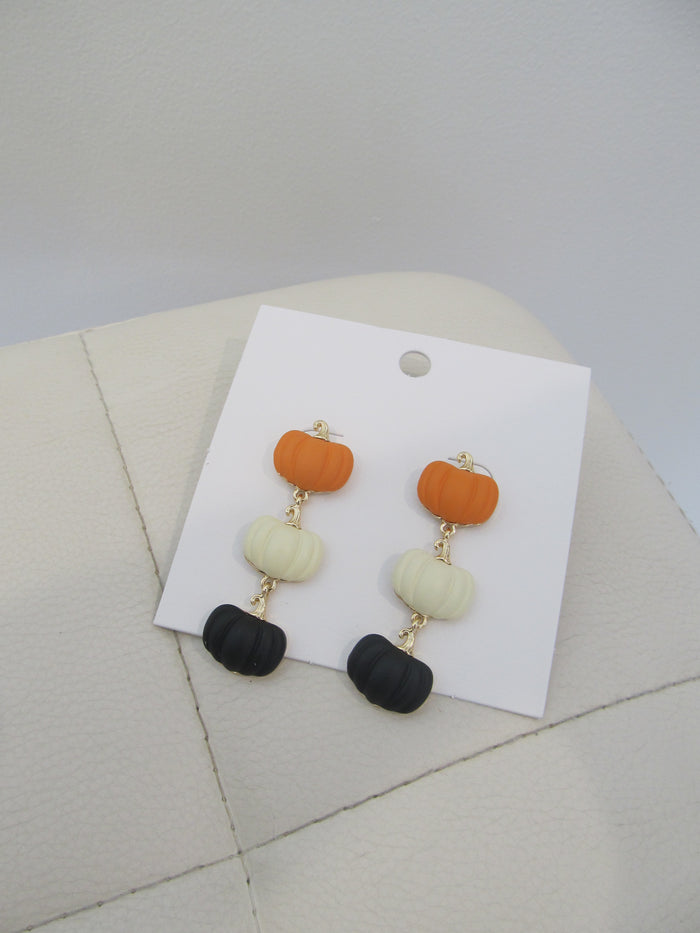 Pumpkin Stack Earrings