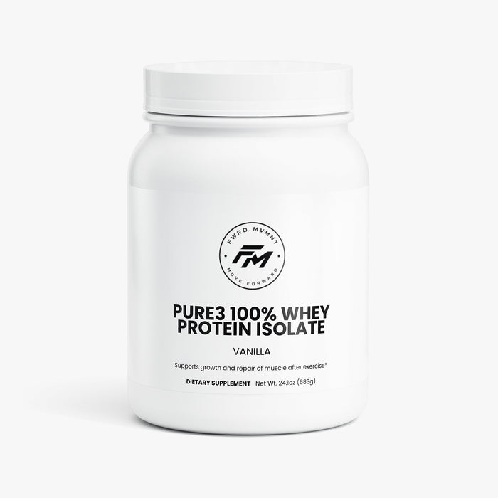 Pure3 100% Whey Protein Isolate (Vanilla)