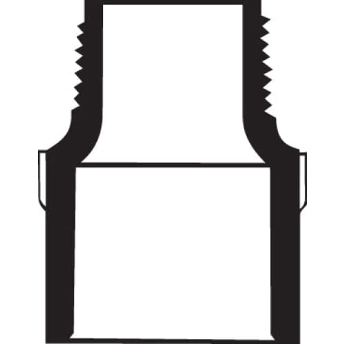 PVC Male (MPT) X SLIP Pipe Adapter