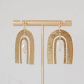 Rainbow Arch Pearl Earrings