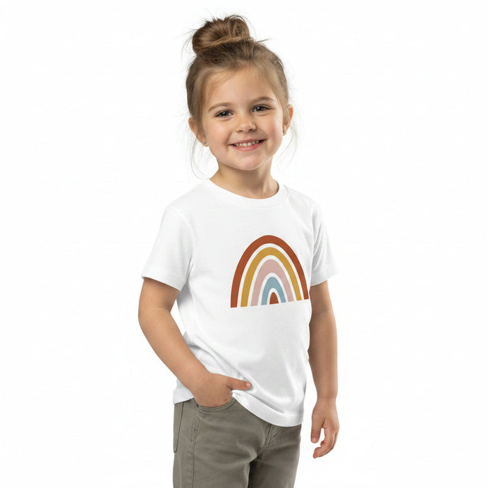 Kids Short Sleeve Cotton Tee Rainbow, Kids Tops Gender Neutral, Kids Clothing, Toddler Clothing, Kids Tees, Made in the USA | Pippa + June