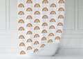 Kids Shower Curtain Rainbows, Gender Neutral, Kids Bathroom Decor & Accessories, Made in the USA | Pippa + June