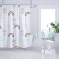 Kids Shower Curtain Rainbows Neutral, Kids Bathroom Decor and Accessories | Curtain Pippa + June