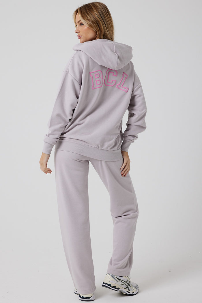 Ralph Street Wide Leg Tracksuit - Metal Grey