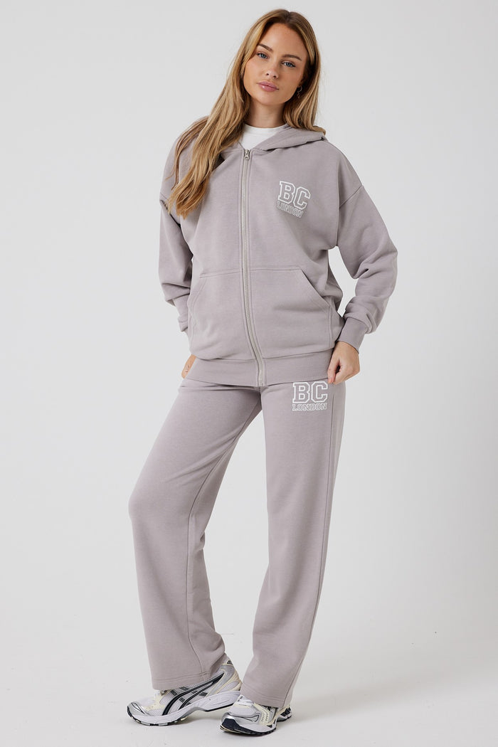 Ralph Street Wide Leg Tracksuit - Stone