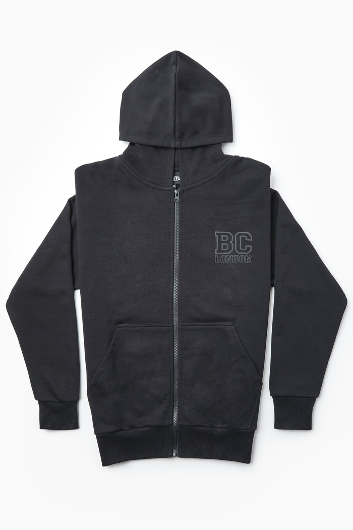 Ralph Street Wide Leg Zip Through Tracksuit - Black