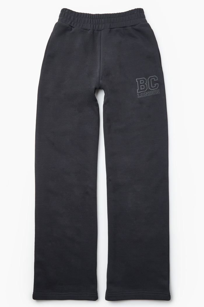 Ralph Street Wide Leg Zip Through Tracksuit - Black