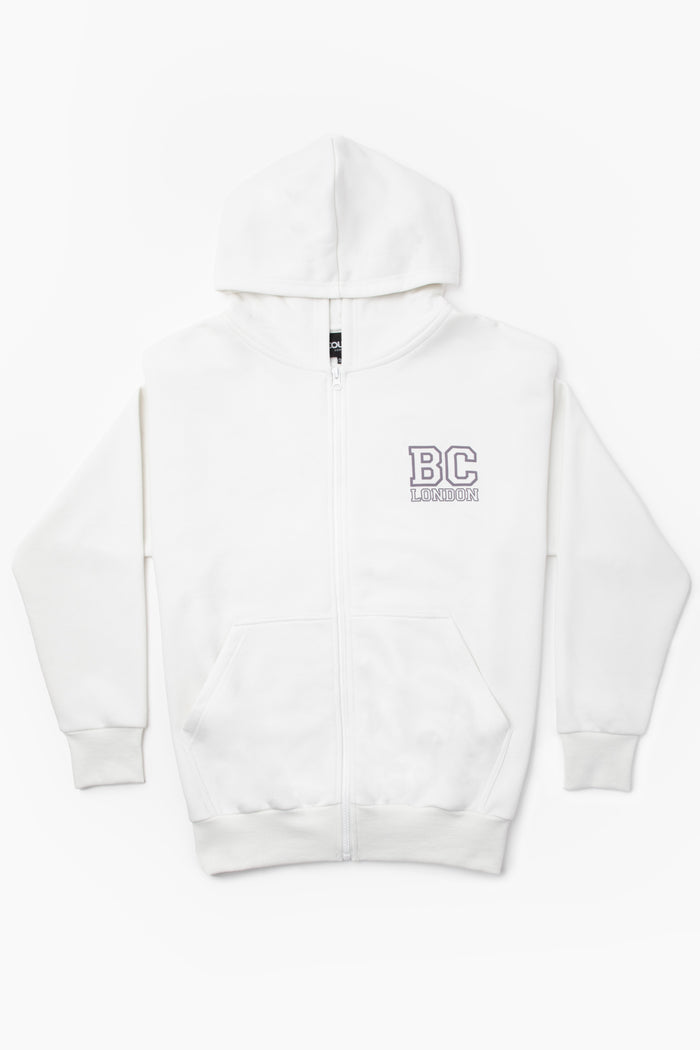 Ralph Street Wide Leg Zip Through Tracksuit - Cream/Lavender