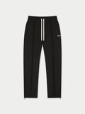 RAW SEAM STRAIGHT LEG JOGGERS - BLACK