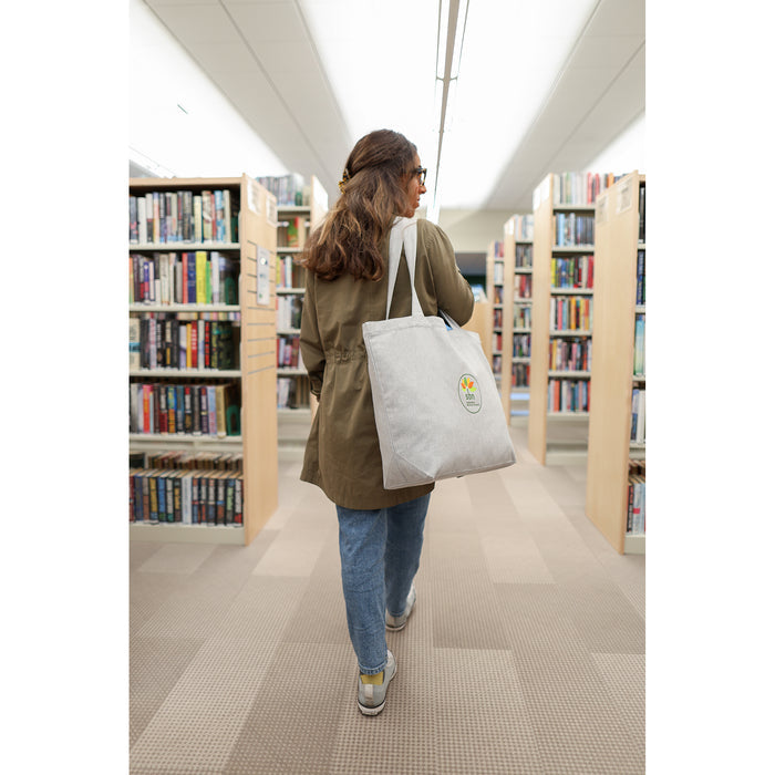 Recycled Cotton Shopper Tote with Interior Pocket - AWARE™