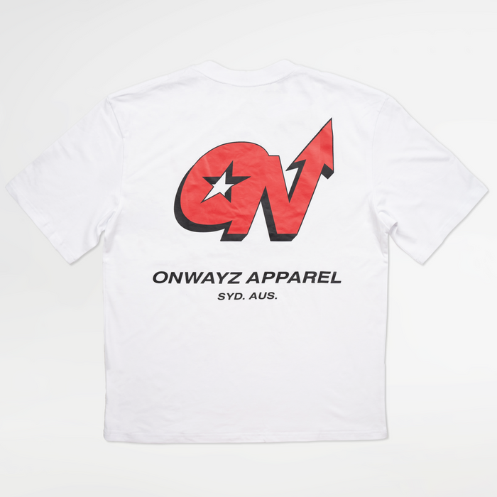 Red Star T Shirt - White