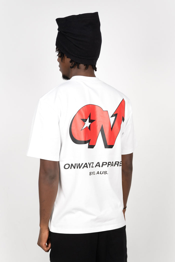 Red Star T Shirt - White