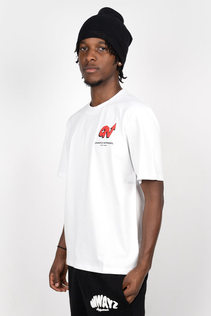 Red Star T Shirt - White