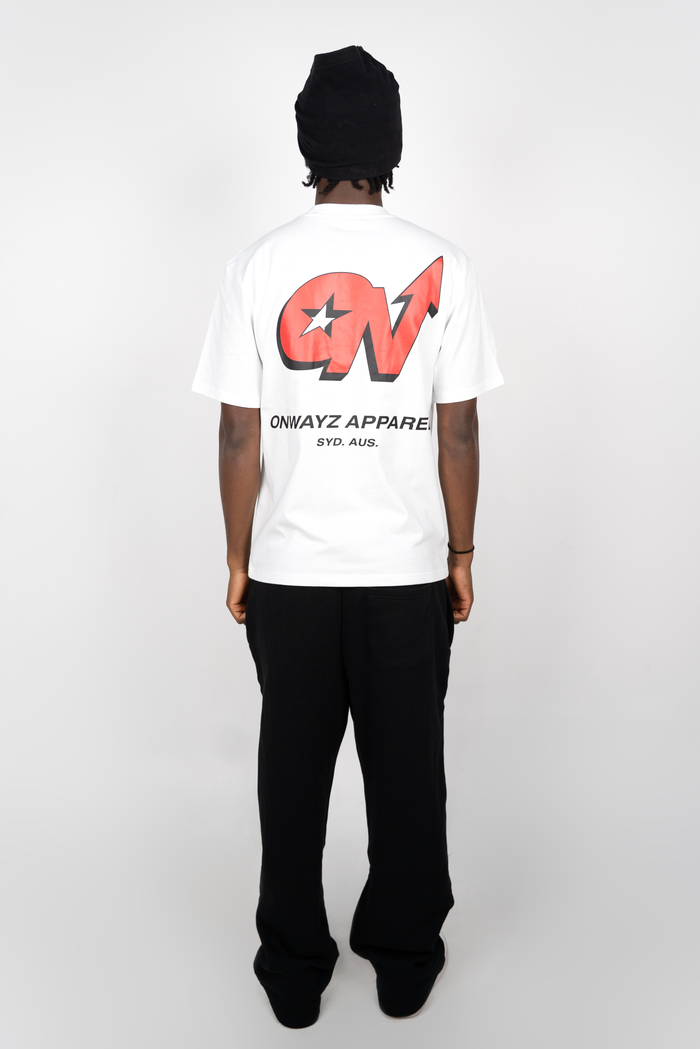 Red Star T Shirt - White