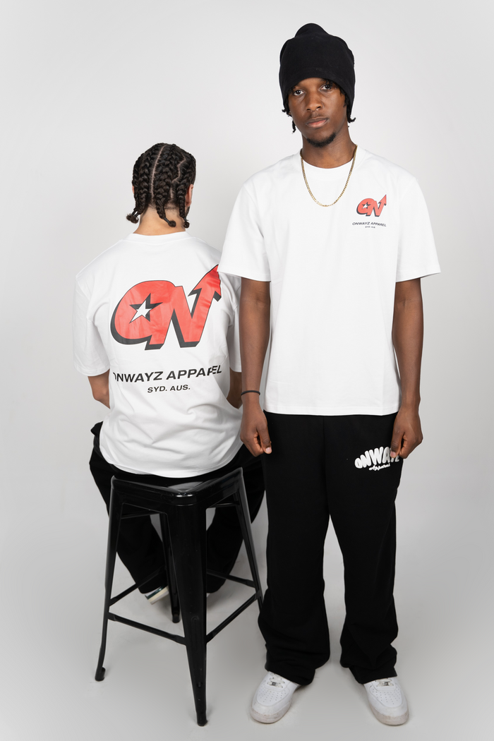 Red Star T Shirt - White