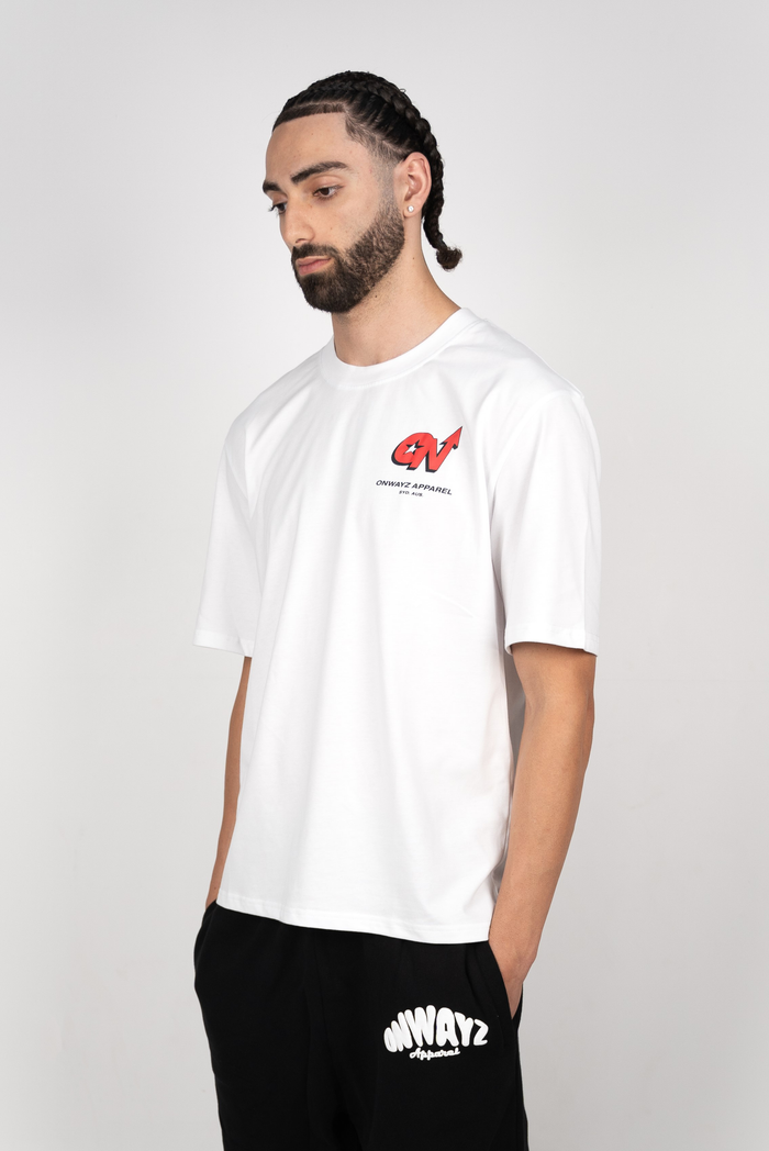 Red Star T Shirt - White