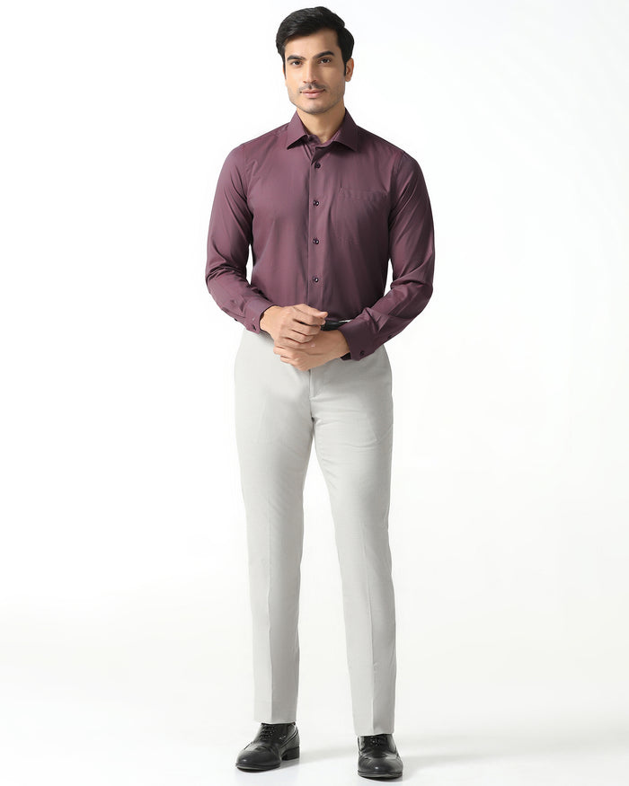 Red Textured Shirt - Zander