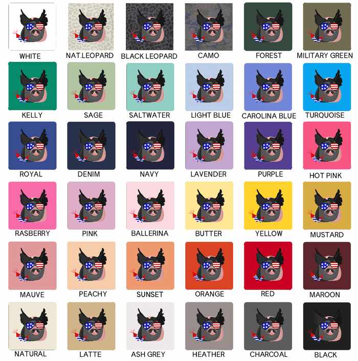 Red White and Blue Pig– Infant/Toddler/Youth