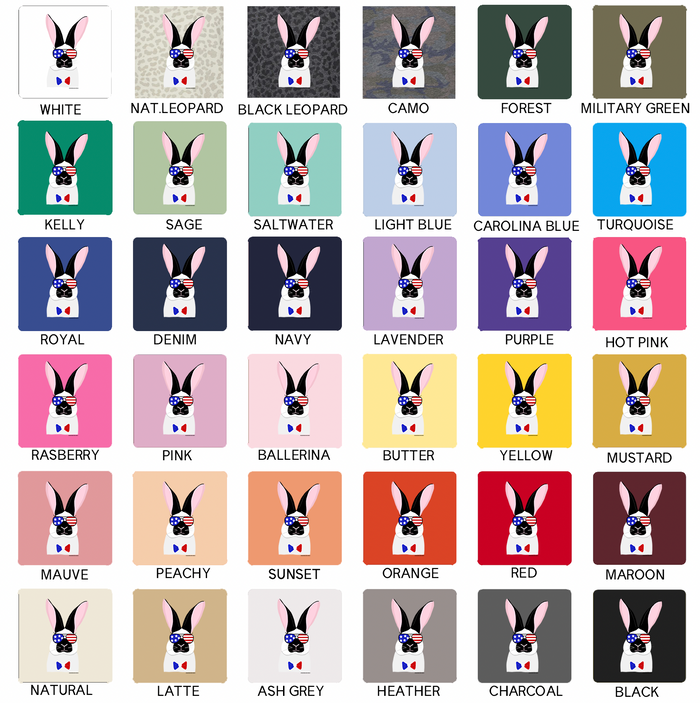 Red White and Blue Rabbit– Infant/Toddler/Youth