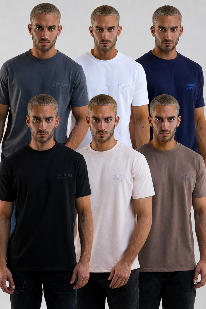 Redbridge 6-Pack Regular Fit Cotton T-Shirts