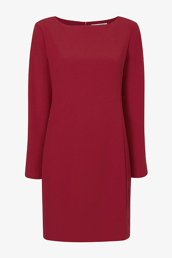 Packshot image of the regina dress in cerise | Exclude | Still