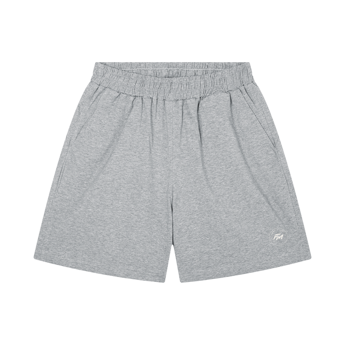 Flower Gray / M / White logo