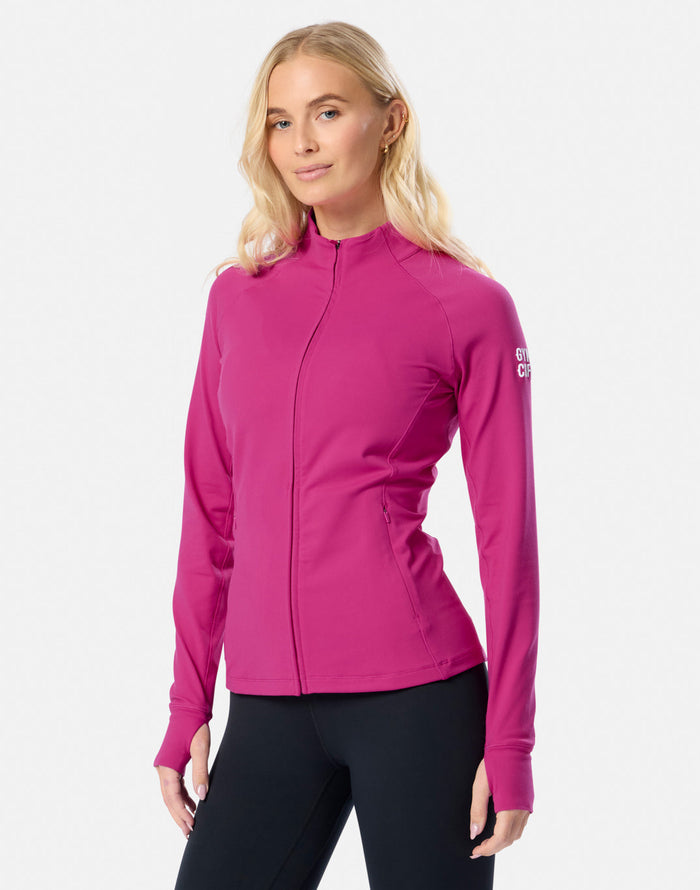 Relentless Full Zip in Sunrise Pink
