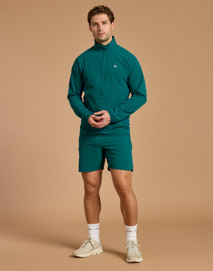Relentless Train Midlayer in Goodnight Green