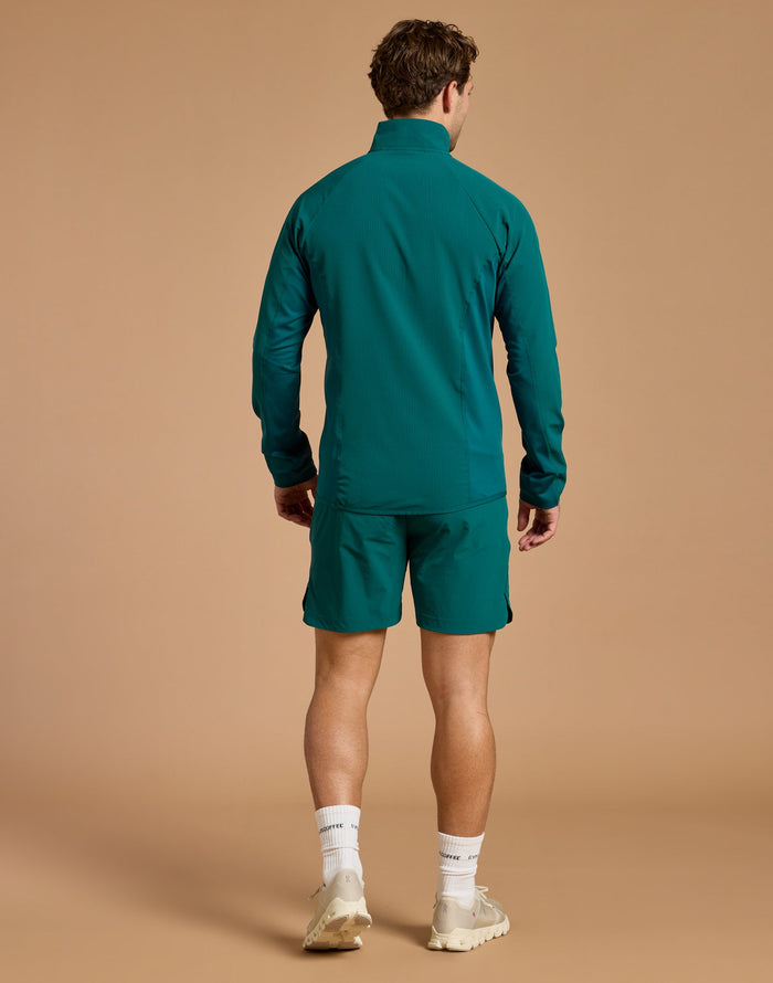 Relentless Train Midlayer in Goodnight Green