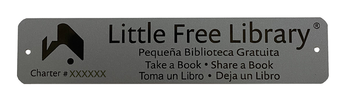 Replacement Aluminum Charter Sign