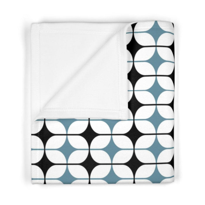 Retro Baby Blankets Mid Century Modern Geometric, Nursery Bedding, Modern Nursery, Baby Bedding | Pippa + June