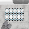 Retro Bath Mat, Abstract Print Bath Mat, Modern Bath Rug, Bathtub Mat, Shower Mat, Bathroom Bath Mat, Bathroom Decor