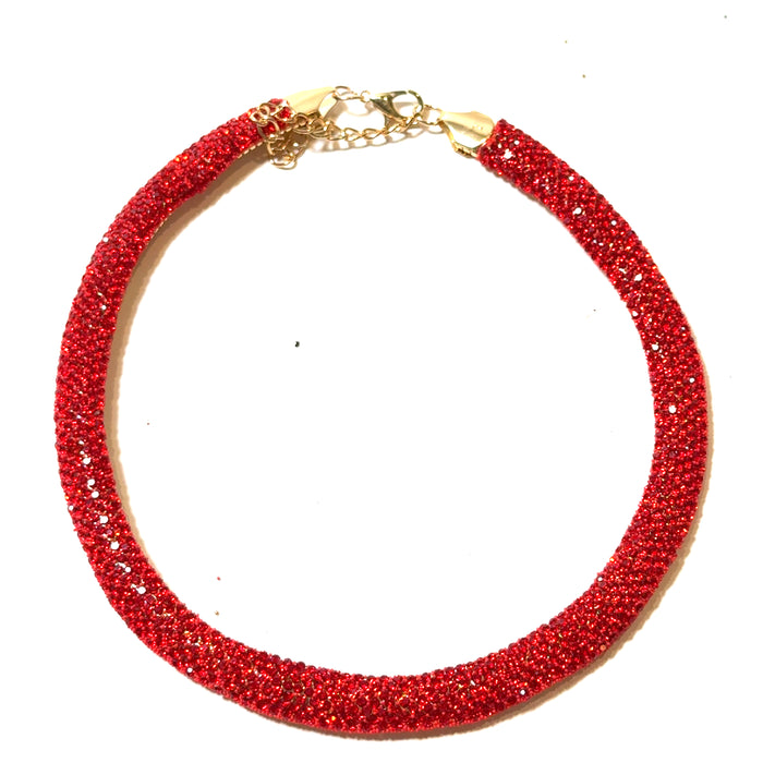 Style the Rhinestone Choker exclusively at Born To Glam