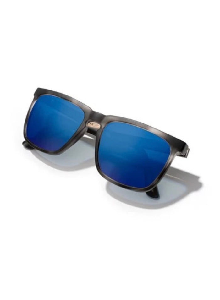 Ridge Matte Pearl Grey/HD Plus Polarized Blue Flash