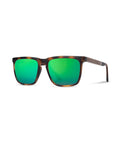 Ridge Matte Tortoise/HD Plus Polarized Green Flash Sunglasses by CAMP