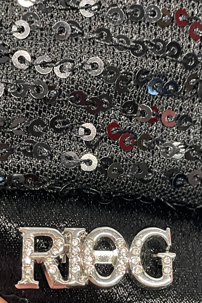 RIOG Black Sequin Beret image 2