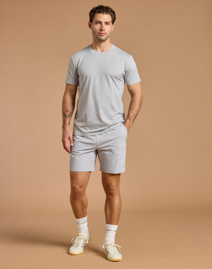 Ripstop Shorts in Stone Grey