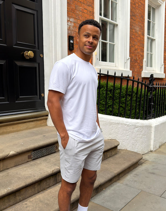 Ripstop Shorts in Stone Grey