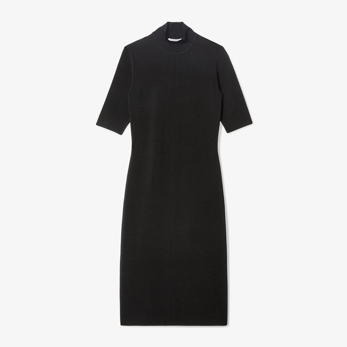 packshot image of the riya dress in black