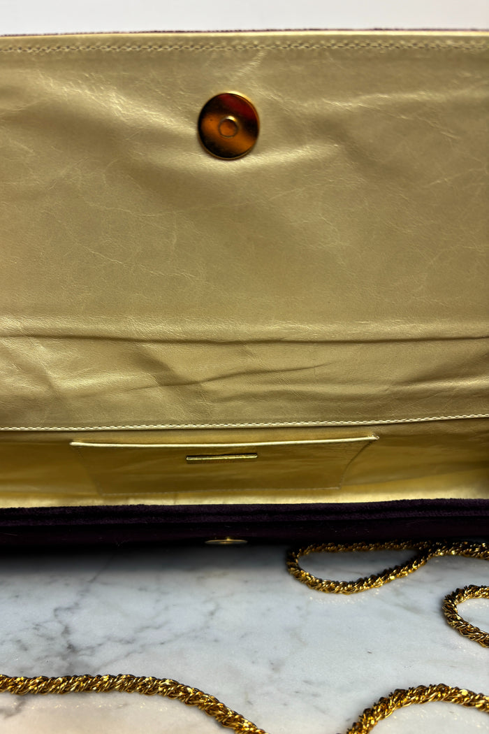 Roberto Cavalli Long Velvet Clutch image 2
