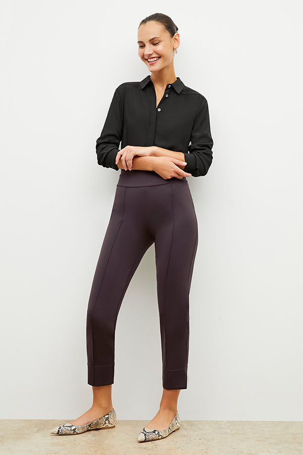 Front image of a woman wearing the robin pant in haze | Exclude | Grid
