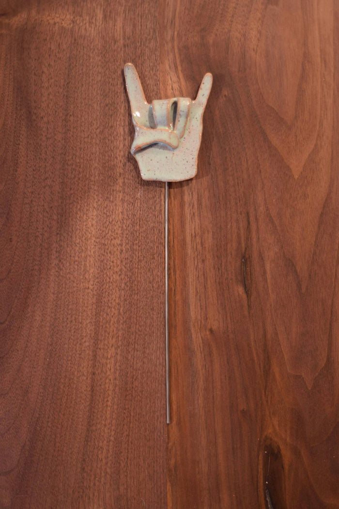 Rock On Hands - Plant Stake
