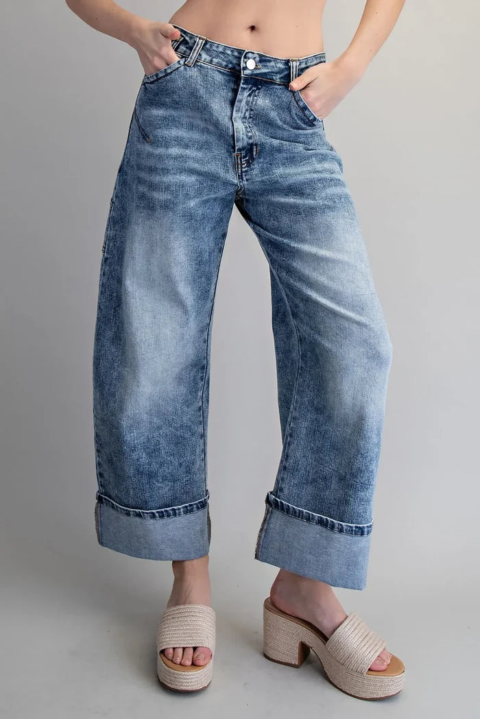 Roll Up Hem Jeans