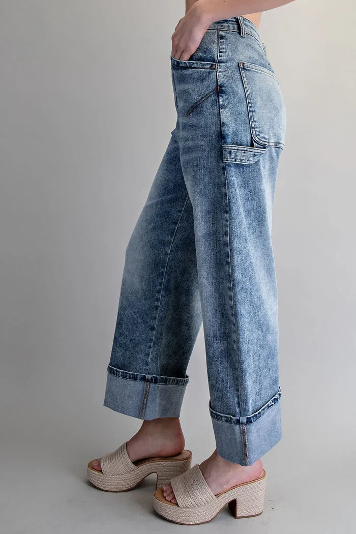 Roll Up Hem Jeans