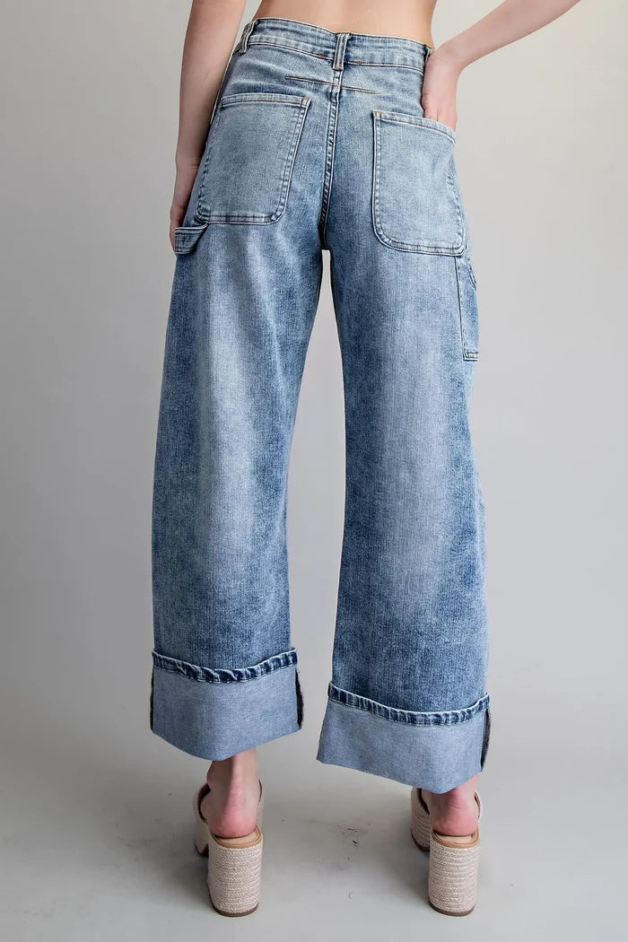 Roll Up Hem Jeans
