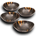 Round Horn Bowls - Large - Set of 4