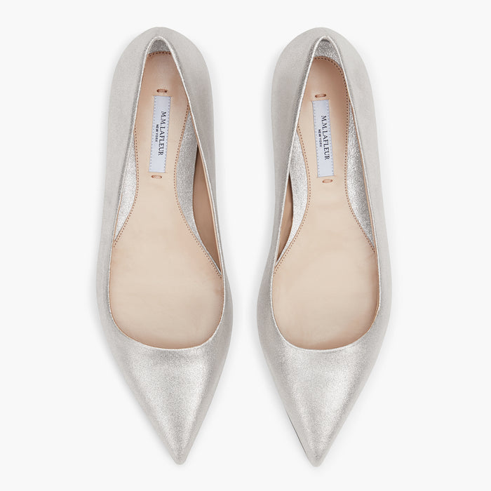 still image of the rowan flat in silver