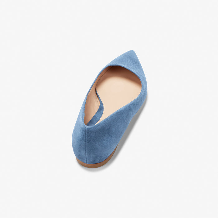 still image of the rowan flat in sky blue