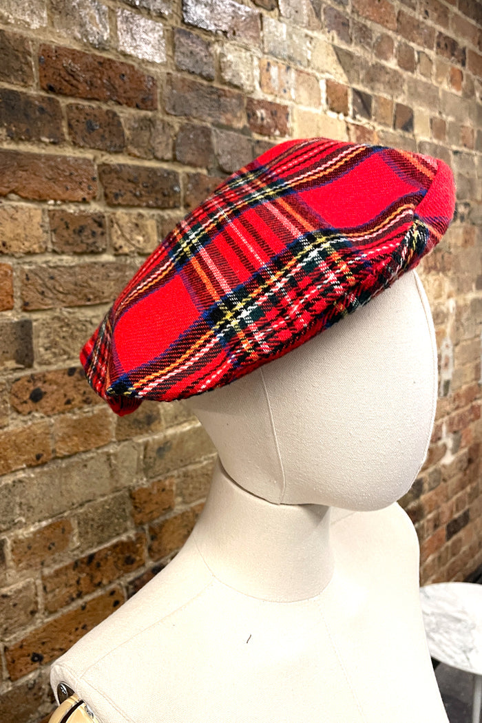 Salisburys Red Plaid Beret image 1