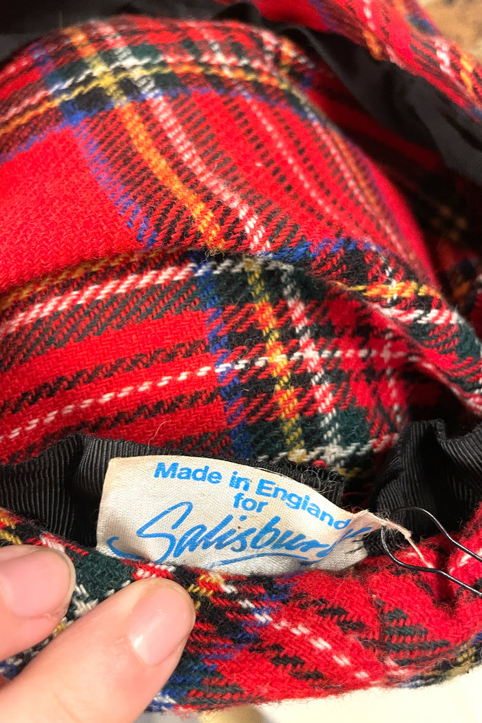 Salisburys Red Plaid Beret image 3